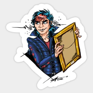 A Criminal Mind At Work Sticker